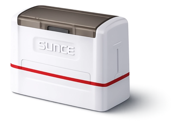 Sunce custom rubber stamp for office and business use