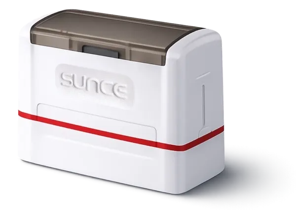 Sunce custom rubber stamp for office and business use